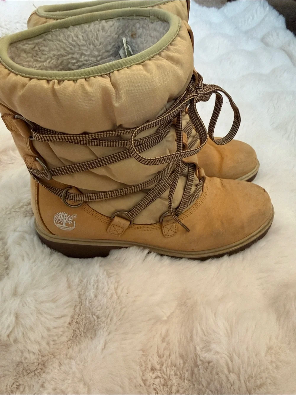 Timberland Women's Wheat Tan Insulated Winter Boots